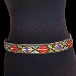 🪶90s Beaded Tribal Belt